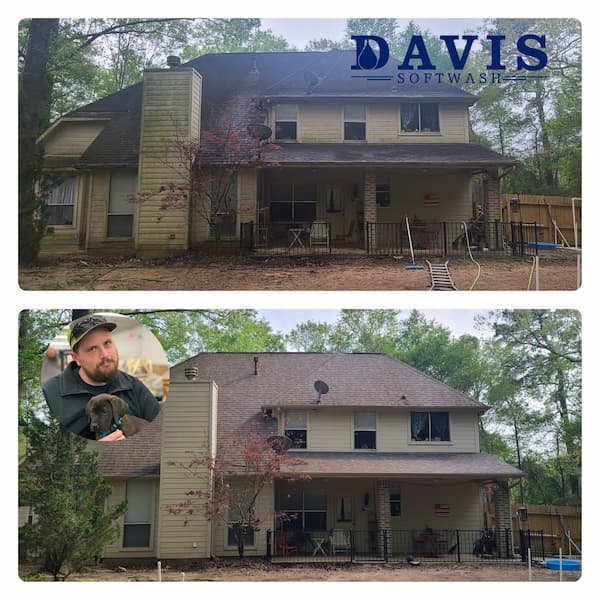 House washing and roof cleaning in roman forest tx