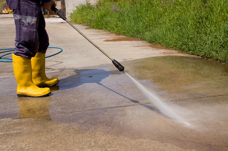 Concrete cleaning